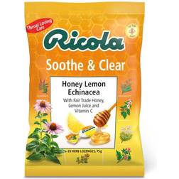 Ricola Soothe & Clear Honey & Lemon Echinacea Bag