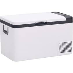 vidaXL Cool Box with Handle Black and White 18 L PP & PE