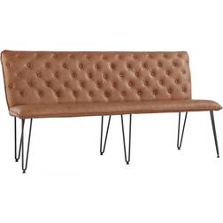 HJ Home Cantina Studded Back Settee Bench