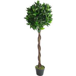Leaf 4ft Twist Natural Trunk Bay Ball Christmas Tree