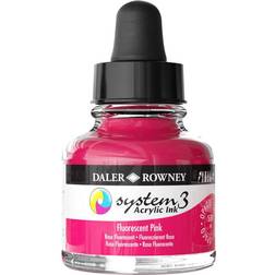 Daler-rowney system3 ink 29.5ml fluorescent pink