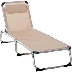 OutSunny Folding Lounger with