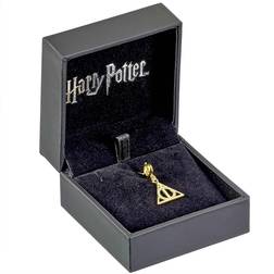 Harry Potter Sterling Silver Deathly Hallows Gold Slider Charm