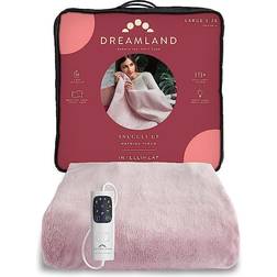 Dreamland Relaxwell Luxury Blankets Grey, Black, Blue, Pink (160x120cm)
