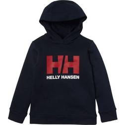 Helly Hansen Kid's Logo Hoodie - Navy (40453-597)