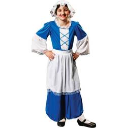 Henbrandt Girls Tudor Blue Fancy Dress Costume