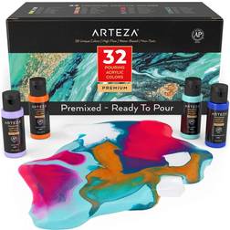 Arteza Pouring Acrylic Paint 32x60ml
