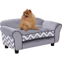 Pawhut Dog Sofa Cat Couch Bed for Dogs Sponge