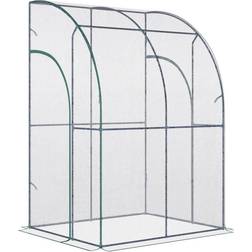 OutSunny 143 X 118 X 212Cm Walk-in Lean To Tunnel