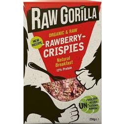 Raw Gorilla Organic Rawberry Crispies 250g