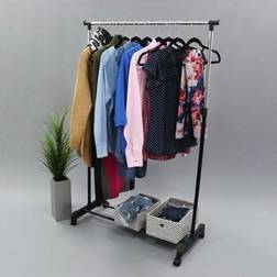 JVL Adjustable Garment Clothes Rack