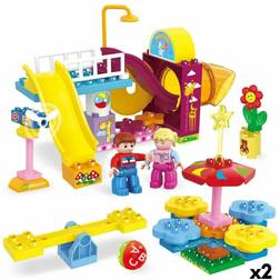 Colorbaby Konstruktionsspiel Playground 50 Stücke 2 Stück