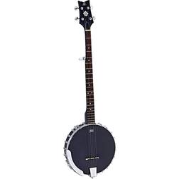 Ortega Raven Series 5-String Open Back Acoustic-Electric Banjo with Bag