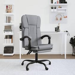 vidaXL Reclining Light Office Chair
