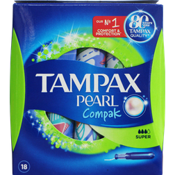 Tampax Pearl Compak Super 18-pack