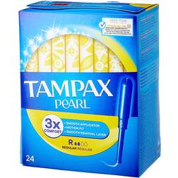 Tampax Pearl Regular Fragrance Free 24-pack