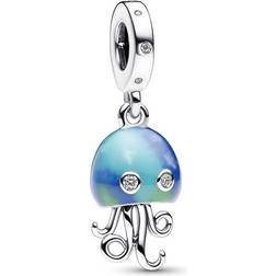 Pandora Authentic 792704c01 color-changing jellyfish dangle charm
