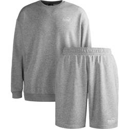 Puma Mens Relaxed Sweatsuit Grey