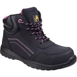 Ambler Lydia Safety Boot With Zip Black