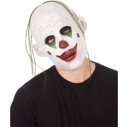 Bristol Novelty Realistic clown with hair mask