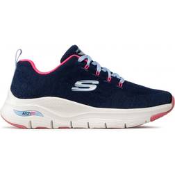 Skechers Arch Fit Comfy Wave W - Navy Pink