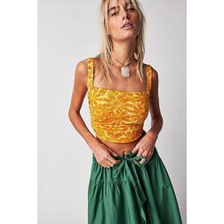 Free People All Tied Up Top Yellow Combo