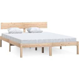 vidaXL Bed Frame Solid Pine 70cm 140x200cm