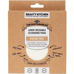 Beauty kitchen Large Reusable x2 Double Pack Cleansing Pads