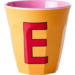 Rice Pinkish Colors Melamine Alphabet Cup E E