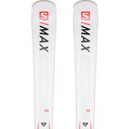 Salomon S/Max 6+L10 GW L80 Alpine Skis W - White