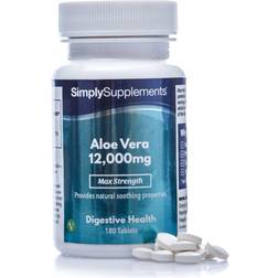 Simply Supplements Aloe Vera Tablets 12000mg Digestive Support
