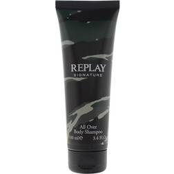 Replay signature for man all over body shampoo 100ml