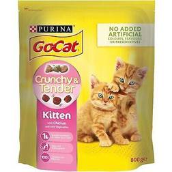 Purina Crunchy & Tender Kitten Dry Cat Food Chicken & Veg 800g