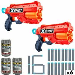 Zuru Set of 2 Dart Guns X-Shot Reflex 6 28,5 x 17 x 5,5 cm 6 Units