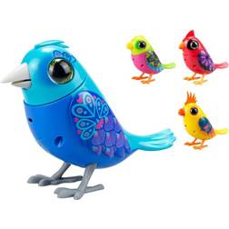 Silverlit DIGIBIRDS 88600 Single Pack by, interaktiver Vogel, pfeift und singt, reagiert auf Berührung und Stimme, Kinderspielzeug, zufälliges Muster, ab 5 Jahren