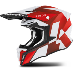 Airoh Twist 2.0 Lift Motocross Helmet, white-red, 2XL, white-red