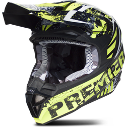 Premier Exige ZXY Motocross Helmet, black-green, XL, black-green