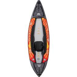 Aqua Marina Memba-330 Professional Kayak 1 Person Package Black/Orange