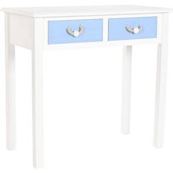 Dkd Home Decor White Brown Sky MDF Console Table