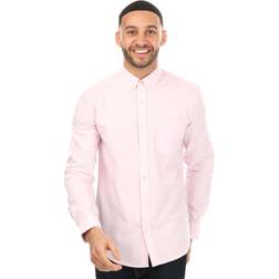 Ben Sherman Men's Long Sleeve Oxford Shirt Pink