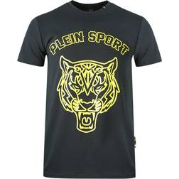 Philipp Plein sport stencil tiger logo navy t-shirt