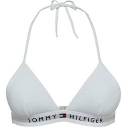 Tommy Hilfiger Fixed Foam Triangle Bikini Top - Th Optic White