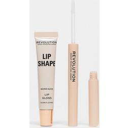 Makeup Revolution Lip Shape Kit Warm Nude