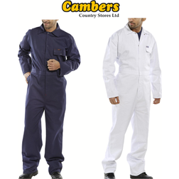 Click Beeswift Cotton Drill Boilersuit Navy Blue CDBSN46