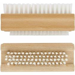 DD wooden nail brush cleaning finger manicure pedicure scrubbing strong bristle