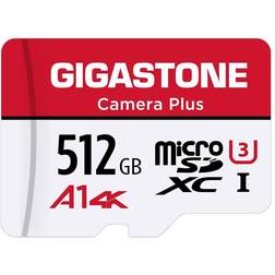 Gigastone 512GB Micro SD Card, Camera Plus, GoPro, Action Camera, Sports Camera, A1 Run App for Smartphone, Nintendo-Switch Compatible, 100MB/s, 4K