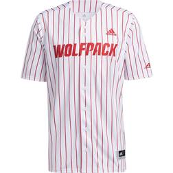 adidas Men's NC State Wolfpack White Replica Baseball Jersey
