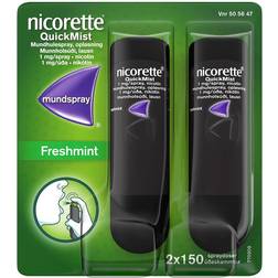 Nicorette Quickmist Freshmint 2pcs 150 doses Mouth Spray