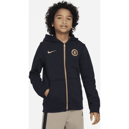 Nike Chelsea Club Full Zip Hoodie Navy Kids