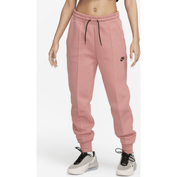 Nike Women's Sportswear Tech Fleece Jogger Pants Red Stardust/Black